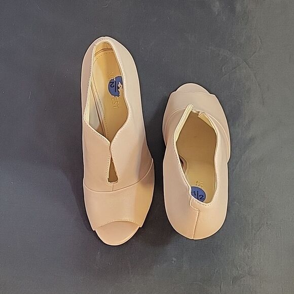 BRAND NEW WEST PEEP TOE HIGH HEEL STILETTOS ANKLE BOOTIES - Picture 8 of 15